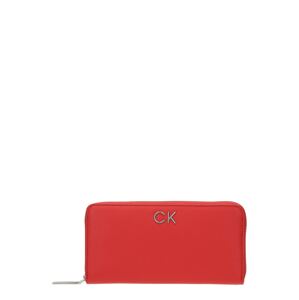 Calvin Klein Peňaženka  červená / strieborná