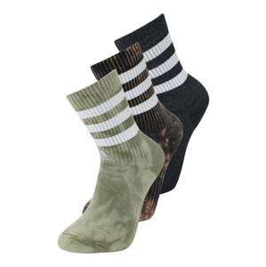 ADIDAS SPORTSWEAR Športové ponožky  gaštanová / zelená / čierna / biela