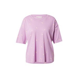 ESPRIT Tričko  krémová / fialová / ružová