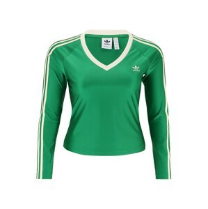ADIDAS ORIGINALS Tričko 'Adicolor 70S'  béžová / trávovo zelená