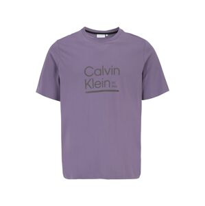 Calvin Klein Big & Tall Tričko  fialová / čierna