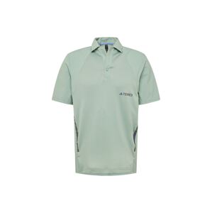 ADIDAS TERREX Funkčné tričko 'Campyx'  námornícka modrá / pastelovo zelená / čierna