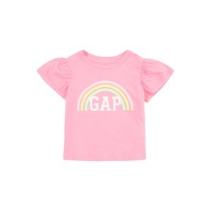 GAP Tričko  žltá / svetlozelená / rosé / svetloružová