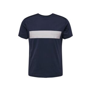 Hackett London Tričko  námornícka modrá / strieborná
