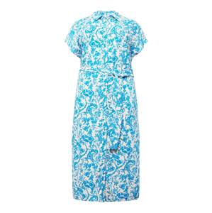 Object Curve Košeľové šaty 'IBRA'  námornícka modrá / svetlomodrá / biela