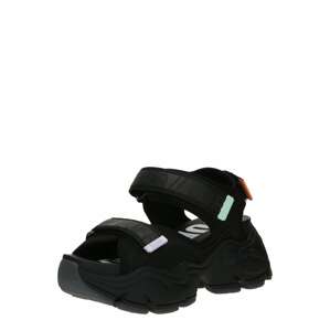 BUFFALO Sandále 'BINARY 0'  čierna
