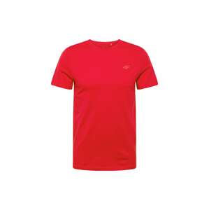4F Funkčné tričko  červená / pastelovo červená