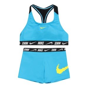 Nike Swim Športové plavky  svetlomodrá / svetlozelená / čierna / šedobiela
