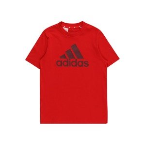 ADIDAS SPORTSWEAR Funkčné tričko 'Essentials'  červená / čierna