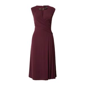 Lauren Ralph Lauren Puzdrové šaty 'KAYTLIN'  burgundská