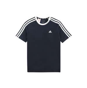 ADIDAS SPORTSWEAR Funkčné tričko 'Essentials 3-Stripes  Loose Fit friend'  námornícka modrá / biela
