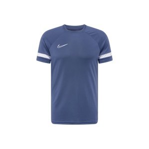 NIKE Funkčné tričko 'Academy 21'  námornícka modrá / šedobiela