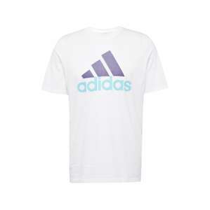 ADIDAS SPORTSWEAR Funkčné tričko 'Essentials'  svetlomodrá / tmavofialová / biela