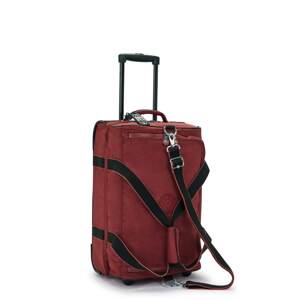 KIPLING Cestovná taška 'TEAGAN US'  tmavočervená / čierna