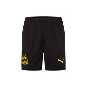 PUMA Športové nohavice 'Borussia Dortmund Home 2023/2024'  horčicová / čierna