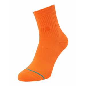 Stance Športové ponožky 'Quarter'  petrolejová / oranžová