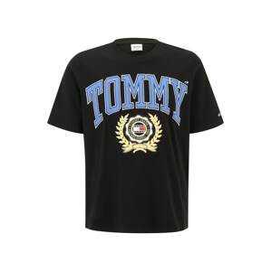 Tommy Jeans Plus Tričko  modrá / žltá / čierna / biela