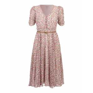 Forever New Petite Košeľové šaty 'Zari'  zelená / ružová / pastelovo ružová