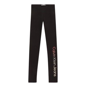 Calvin Klein Jeans Legíny  pastelovo červená / čierna / biela
