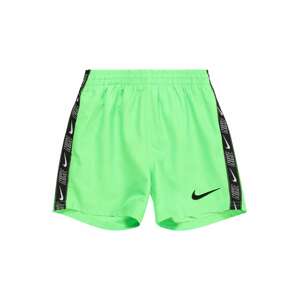 Nike Swim Športové plavky  neónovo zelená / čierna / biela