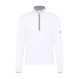 ADIDAS GOLF Športový sveter  sivá / biela