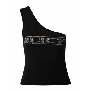 Juicy Couture White Label Top 'DIGI'  čierna / priehľadná