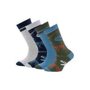 EWERS Ponožky  námornícka modrá / sivá / zelená / oranžová