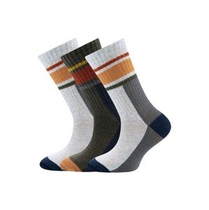 EWERS Ponožky  svetlosivá / kaki / svetlooranžová / bordová