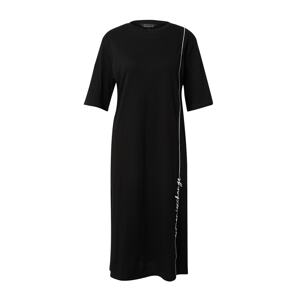 ARMANI EXCHANGE Šaty 'RYA'  čierna / biela