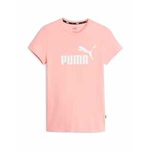 PUMA Funkčné tričko 'Essential'  ružová / biela