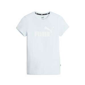 PUMA Funkčné tričko 'Essentials'  svetlomodrá / biela