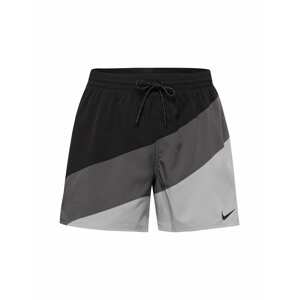 Nike Swim Športové plavky - spodný diel  svetlosivá / tmavosivá / čierna