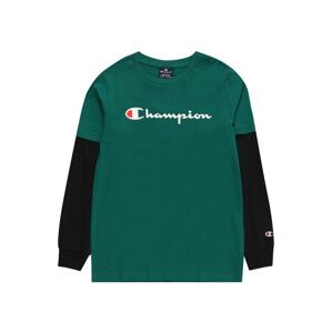 Champion Authentic Athletic Apparel Tričko  zelená / čierna / biela