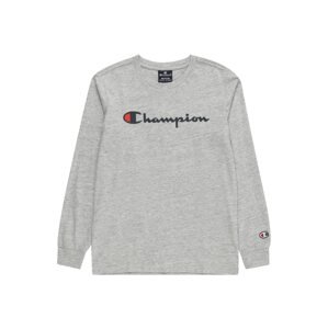 Champion Authentic Athletic Apparel Tričko 'Classic'  námornícka modrá / sivá melírovaná / červená / biela