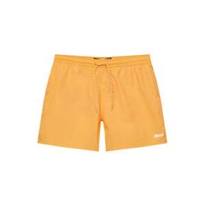 Pull&Bear Plavecké šortky  oranžová / biela