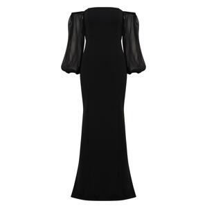 Tussah Večerné šaty 'CIERA'  čierna