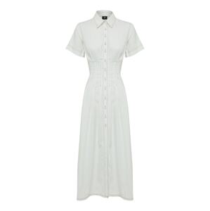 REUX Košeľové šaty 'GRAYSEN'  biela