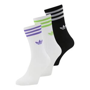 ADIDAS ORIGINALS Ponožky  svetlozelená / fialová / čierna / biela
