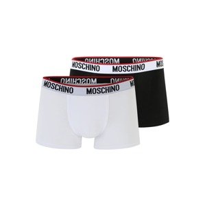Moschino Underwear Boxerky  svetlosivá / červená / čierna / šedobiela