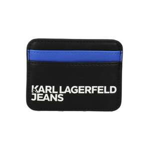 KARL LAGERFELD JEANS Peňaženka  modrá / čierna / biela