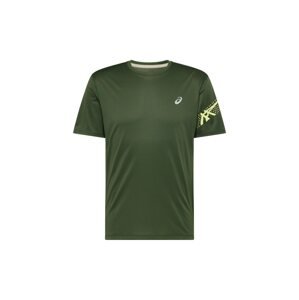 ASICS Funkčné tričko  žltá / sivá / zelená