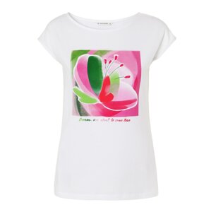 TATUUM Tričko 'AMANDA'  zelená / ružová / biela