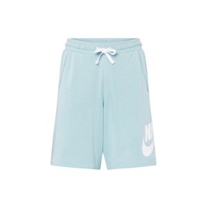Nike Sportswear Nohavice 'Club Alumini'  svetlomodrá / biela