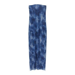 Pull&Bear Letné šaty  modrá / indigo / svetlomodrá