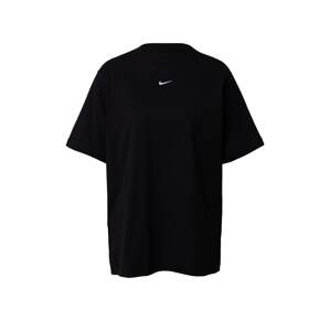 Nike Sportswear Tričko 'Essentials'  čierna / biela