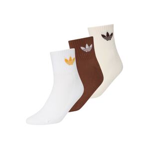 ADIDAS ORIGINALS Ponožky  béžová / hnedá / žltá / biela