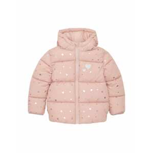 TOM TAILOR Zimná bunda  ružová / strieborná