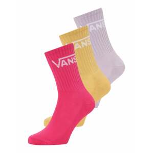 VANS Ponožky  žltá / fialová / ružová / biela