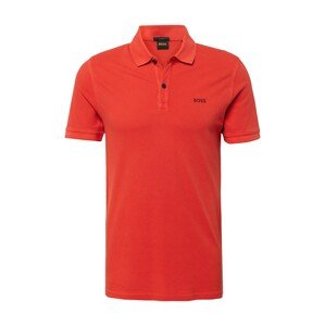 BOSS Orange Tričko 'Prime'  červená / čierna