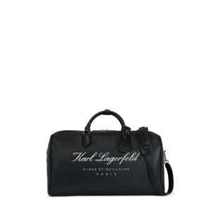 Karl Lagerfeld Víkendová taška ' Hotel Karl '  čierna / biela